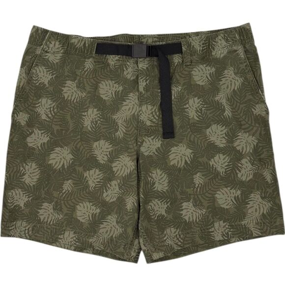 NEW Duluth Trading Co Men's Belted Lightweight Canvas 9" Shorts Jungle Camo XL - Picture 1 of 12